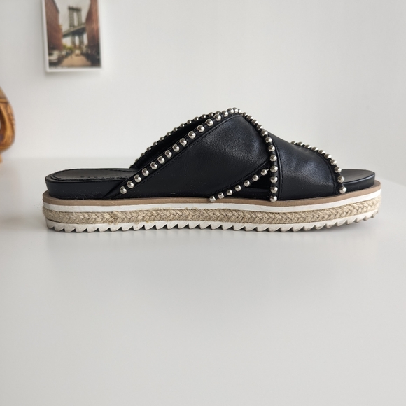 Zara Studded Slides / Sandals Size 36 - Picture 8 of 12